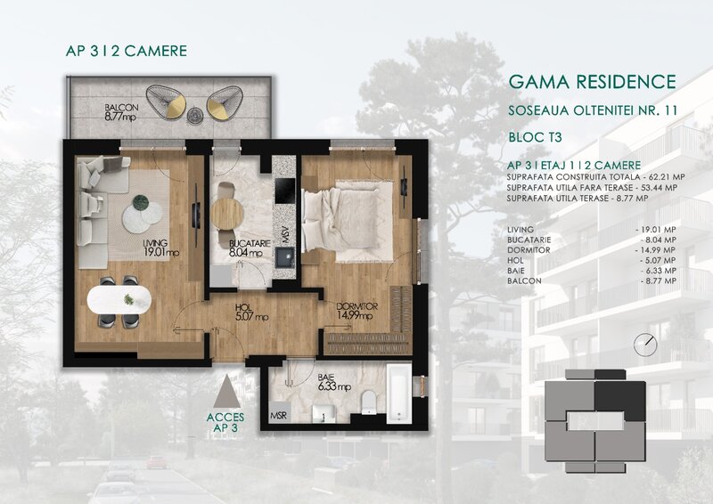 Oltenitei, Gama Residence,